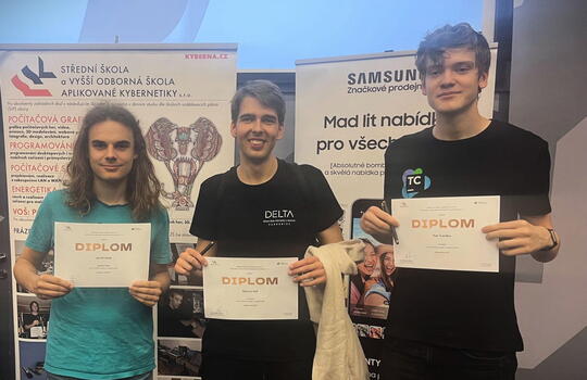 Celostátní kolo Soutěže v programování MŠMT - 3 studenti v TOP10