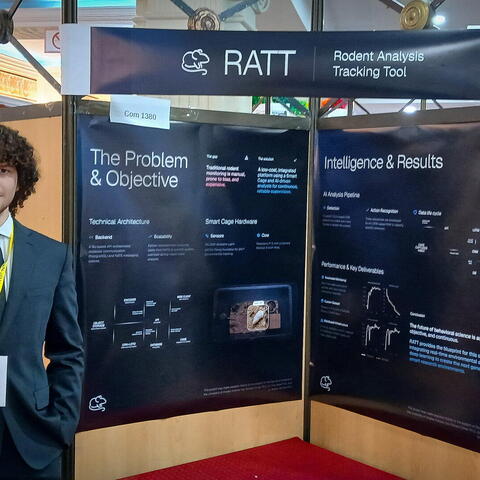 Diego u svého posteru