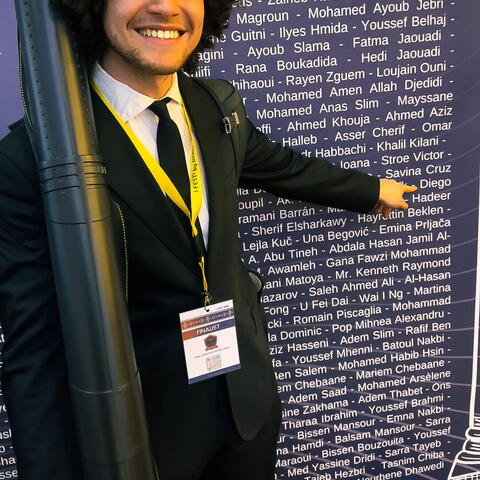 Diego u panelu se jmény účastníků