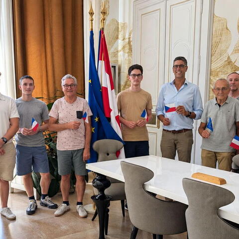 Studenty přivítal na stážích v Albertville i pan starosta