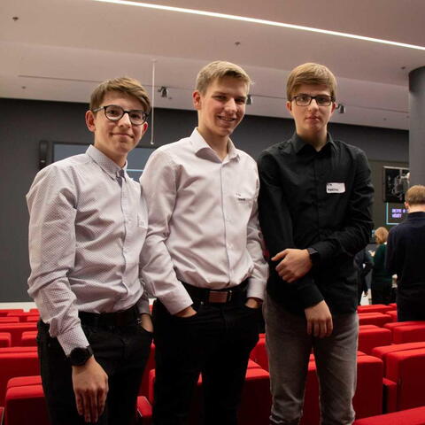 Josef Kahoun, Viktor Skořepa a Martin Dobruský - finalisté výběru do STC 2020