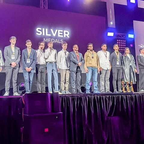 Štěpán mezi dalšími stříbrnými medailisty