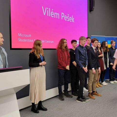 Vílém Pešek vybrán do Microsoft STC 2023