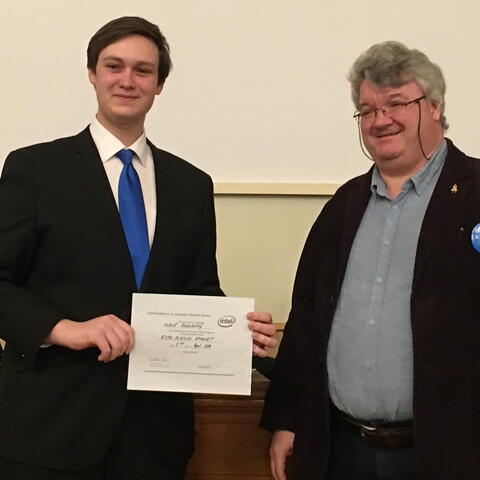 Luboš Zápotočný získal zvláštní cenu Intel Excellence in Computer Science Award