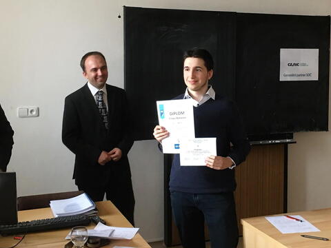 1. místo v SOČ 2019 v kategorii Informatika - Filip Botai