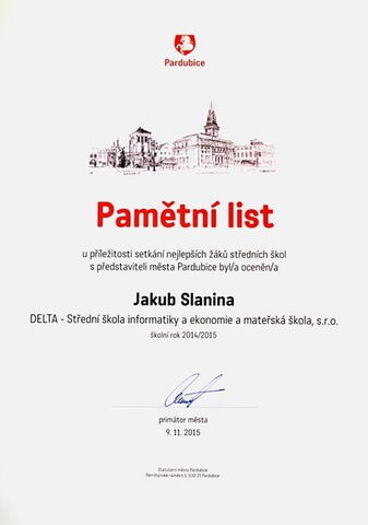 Jakub Slanina - 2. místo na Mezinárodním robotickém dnu v Praze