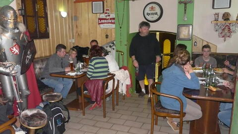 Hospoda U Klofana, zde se Francouzi celý týden stravovali.