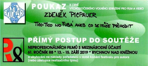 Junior Film 2019 - Postup na nejstarší soutěž neprofesionálních filmů s mezinárodní účastí do Rychnova nad Kněžnou