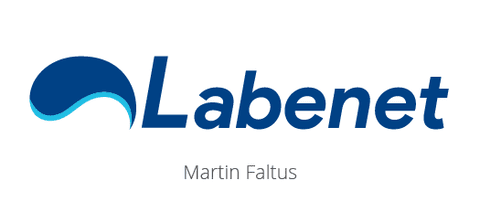 Druhé místo za návrh loga LabeNet - Martin Faltus, student DELTA - Střední škola informatiky a ekonomie, Pardubice