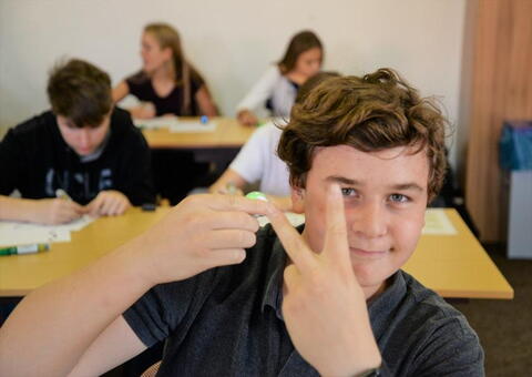 Akademie programování pro základní školy |foto: Matyáš Linhart 1.B