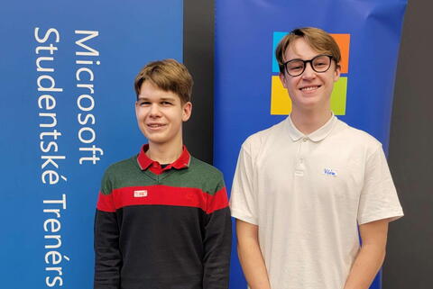 Tomáš Kalhous a Vílém Pešek - vybráni do Microsoft STC 2023