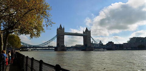 Tower Bridge a zakalená Temže. |foto: Jan Mečiar - student zaměření Internetový marketing
