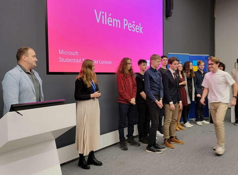 Vílém Pešek vybrán do Microsoft STC 2023