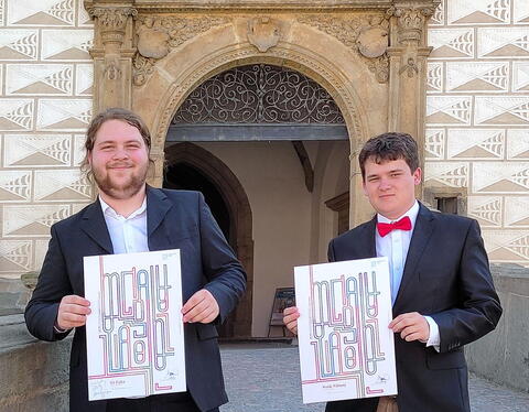 Vítek Falta s Matějem Půhoným byli oceněni Pardubickým krajem cenou Pardubický talent 2021.