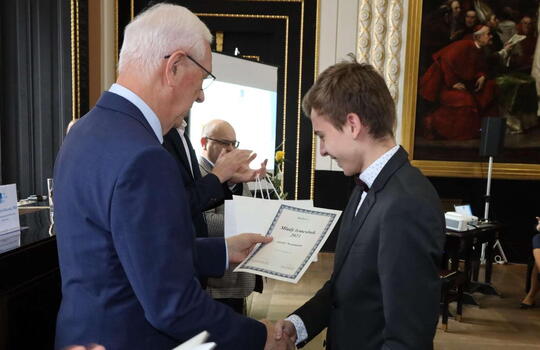 Matěj Neumann převzal ocenění Mladý řemeslník roku 2023