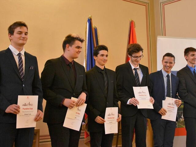 Vyhlášení Nejlepších studentů Pardubic za školní rok 2015/16