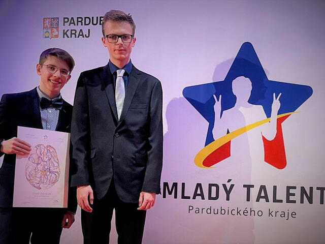 Mladý talent Pardubického kraje za školní rok 2021-22