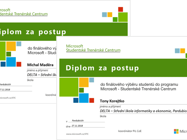 Výběr do Microsoft STC 2019