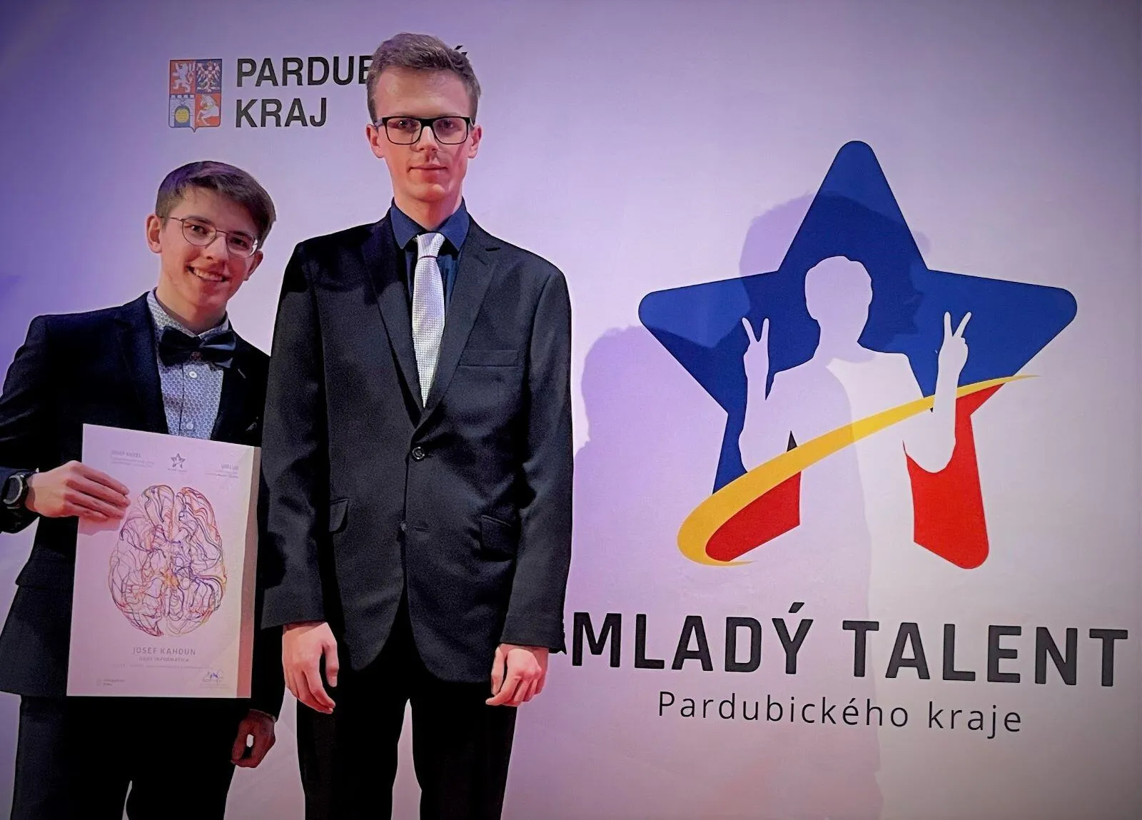 Mladý talent Pardubického kraje za 2021/22 - Josef Kahoun a Michal Maděra