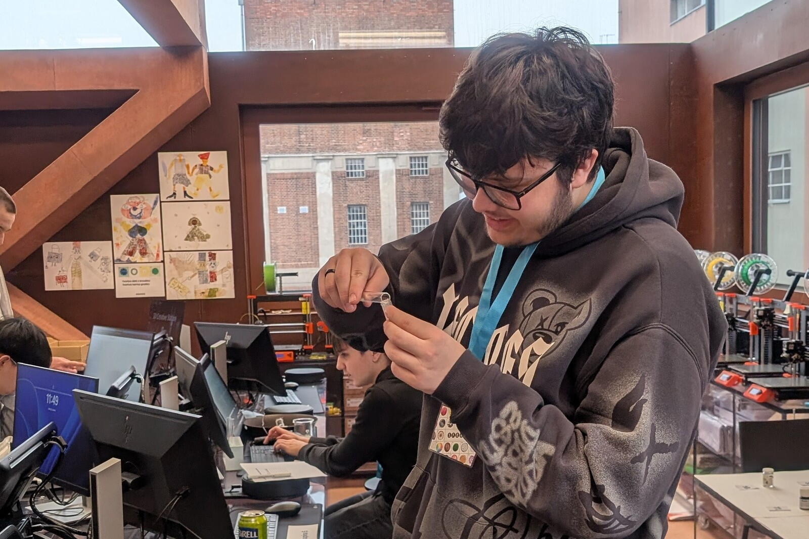 A teď odebrat vzorek…