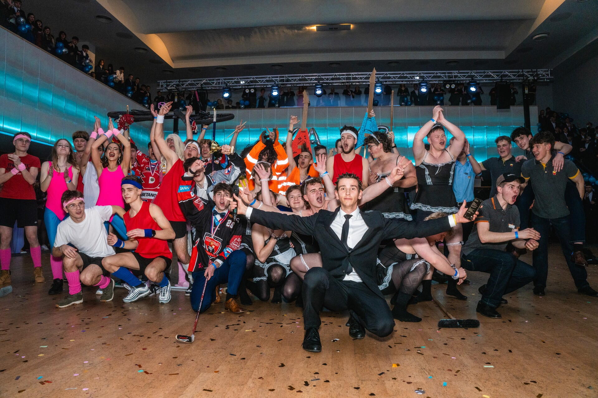 Závěr vystoupení maturantů