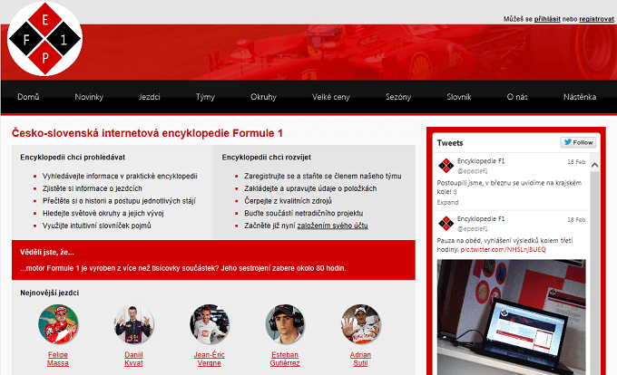 Otevřená encyklopedie Formule 1